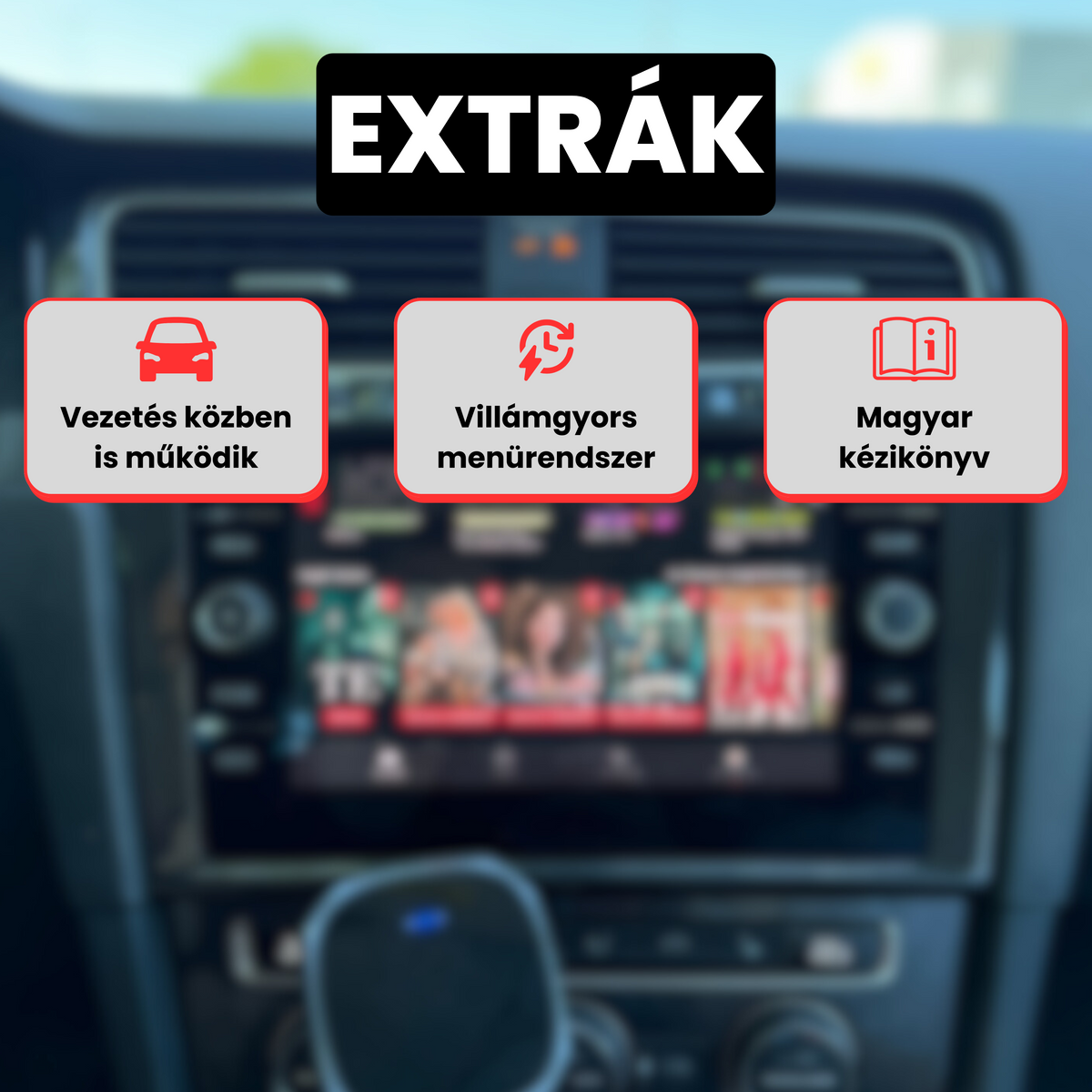 CarFusion™ - CarPlay & Android Auto - Multimédia adapter