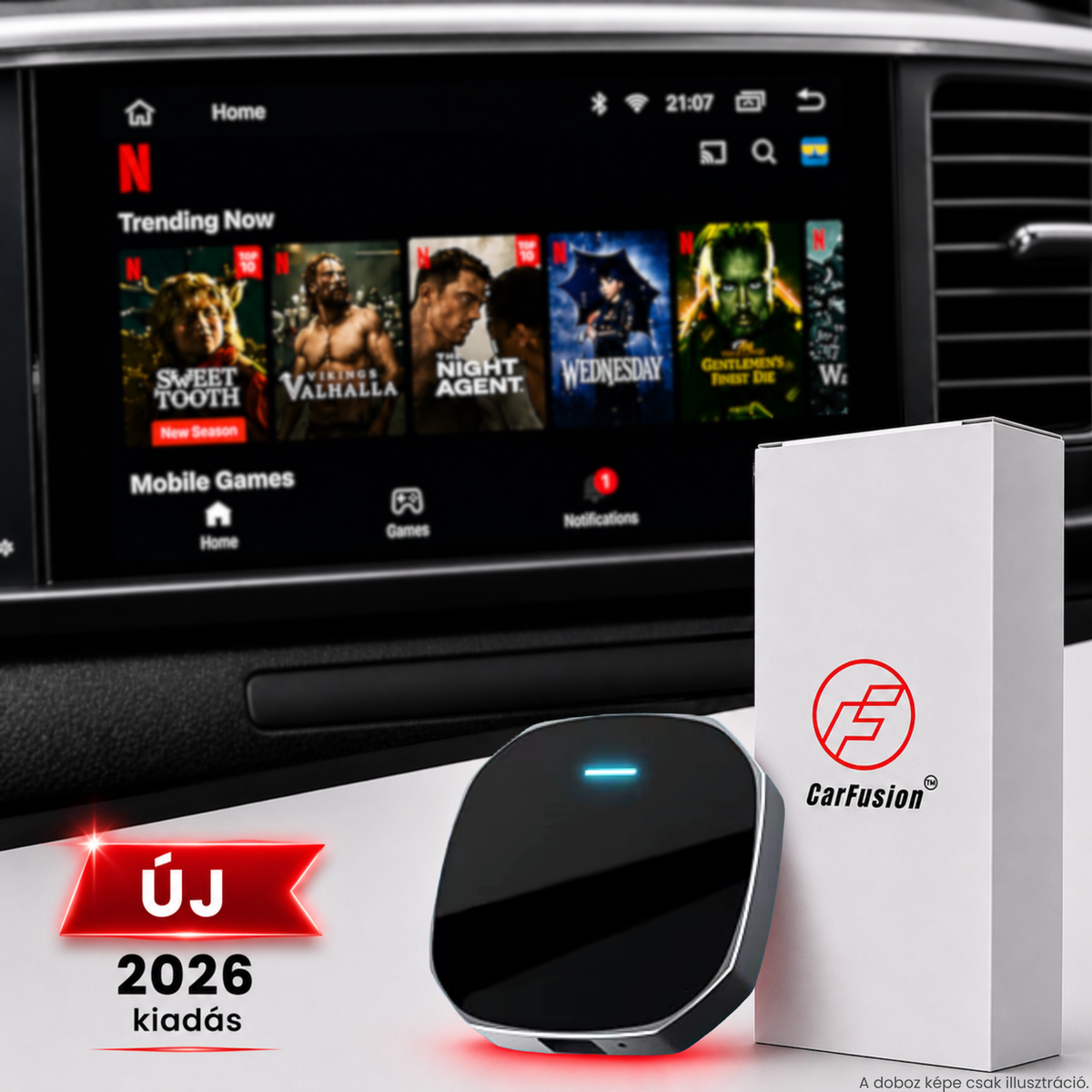CarFusion™ - CarPlay & Android Auto - Multimédia adapter