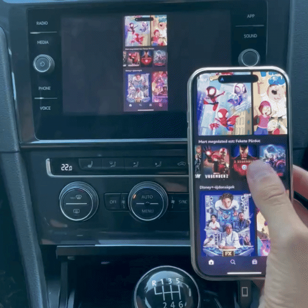 CarFusion™ Pro - Autós telefontükröző adapter