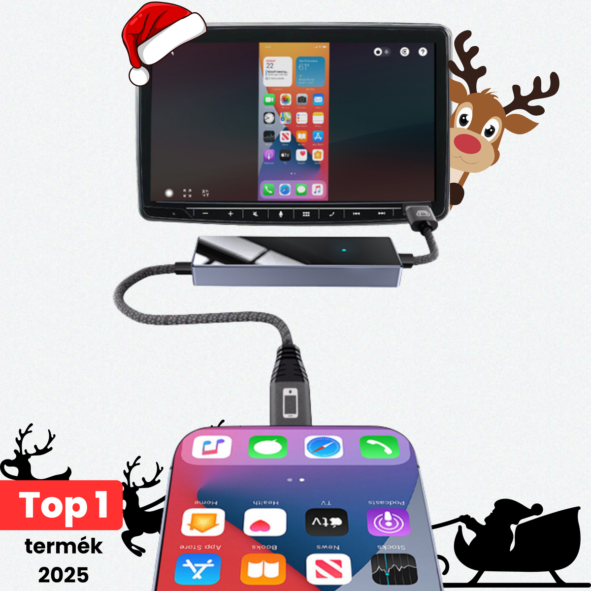 CarFusion™ Pro - Autós telefontükröző adapter