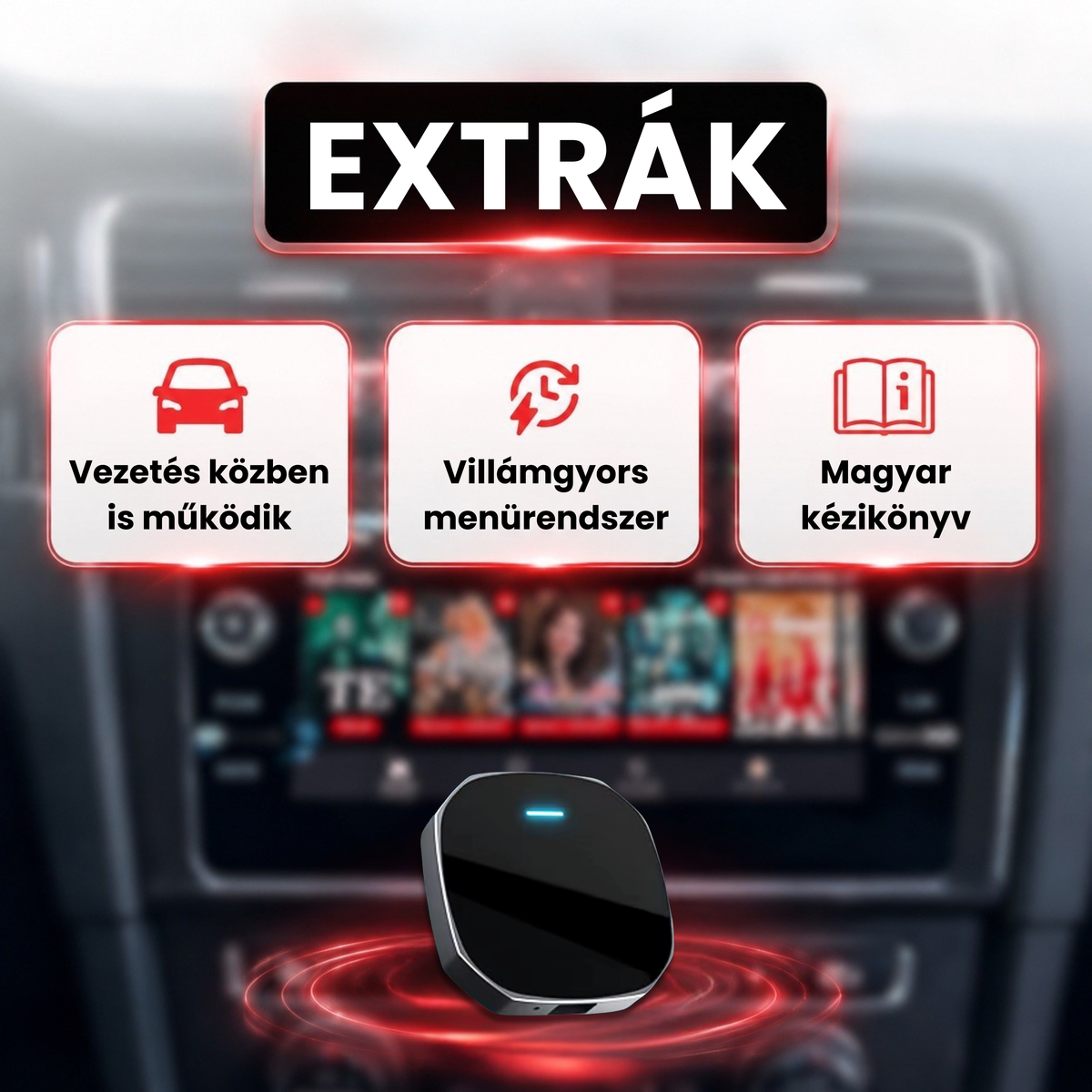 CarFusion™ - CarPlay & Android Auto - Multimédia adapter